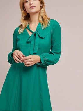 Anthropologie Gina Keyhole Dress by Moulinette Soeurs‎ Sz 8
